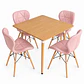 Comedor Albania (Mesa 80x80 Wood + Silla Radar) - Miniatura 4