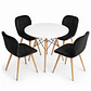 Comedor Rusia (mesa Eames blanca + Sillas radar velvet) - Miniatura 3