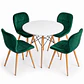 Comedor Rusia (mesa Eames blanca + Sillas radar velvet) - Miniatura 4