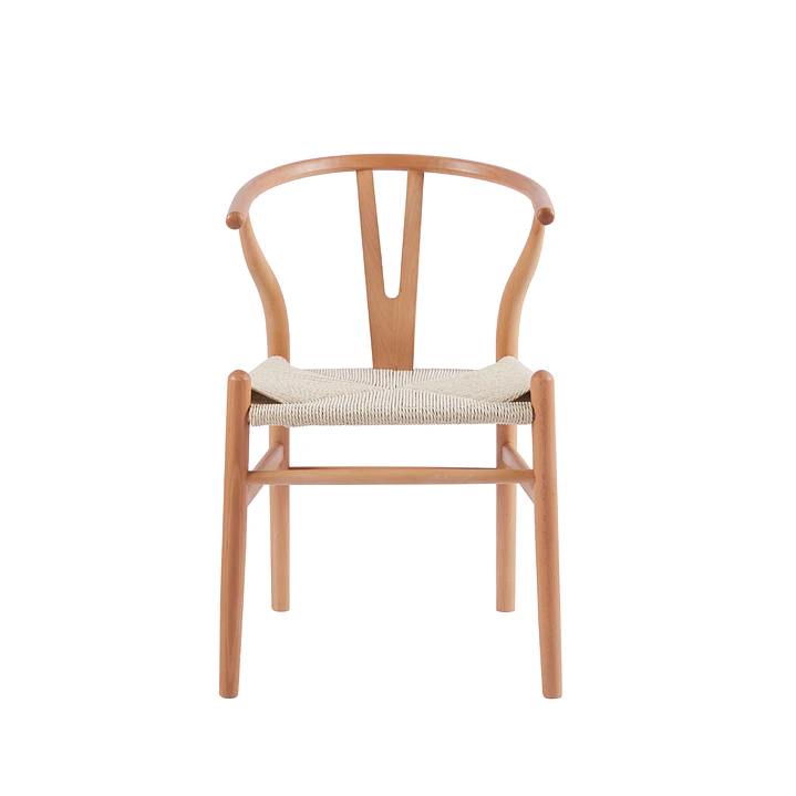 Silla Wishbone Madera e Hilo de cuerda  2