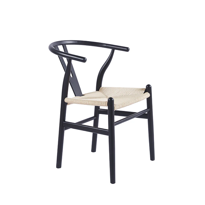 Silla Wishbone Madera e Hilo de cuerda  7