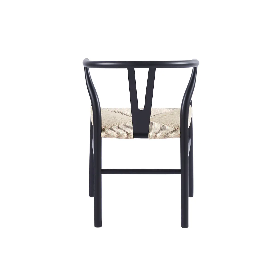 Silla Wishbone Madera e Hilo de cuerda  8