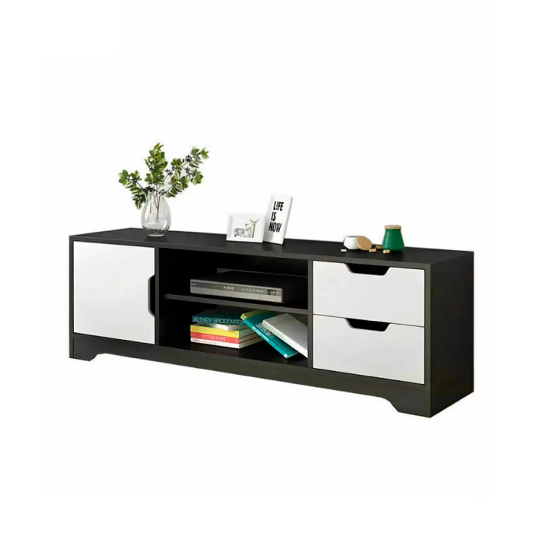 Rack de TV o Buffet con Cajones Night Black 2