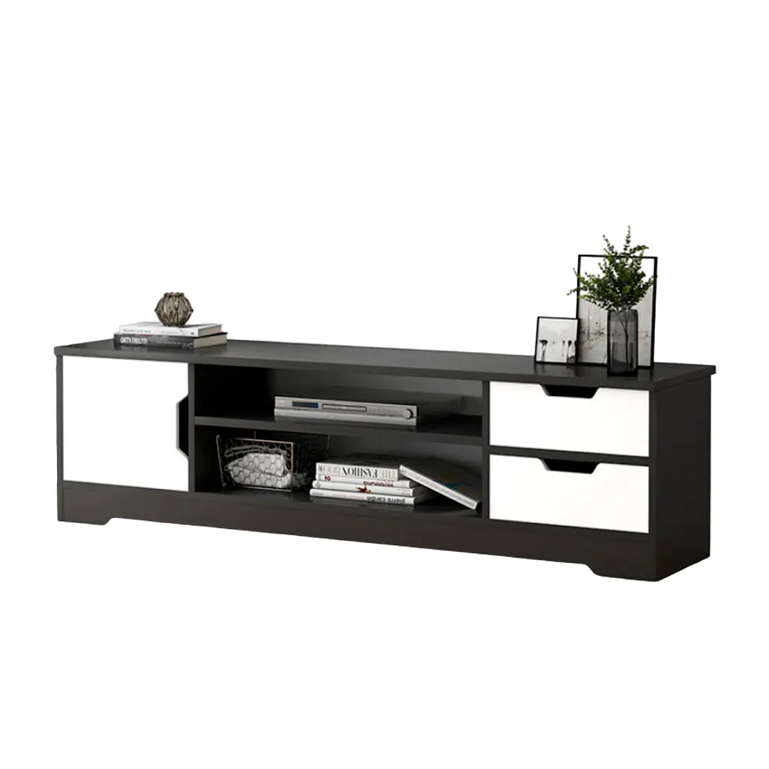 Rack de TV o Buffet con Cajones Night Black 1