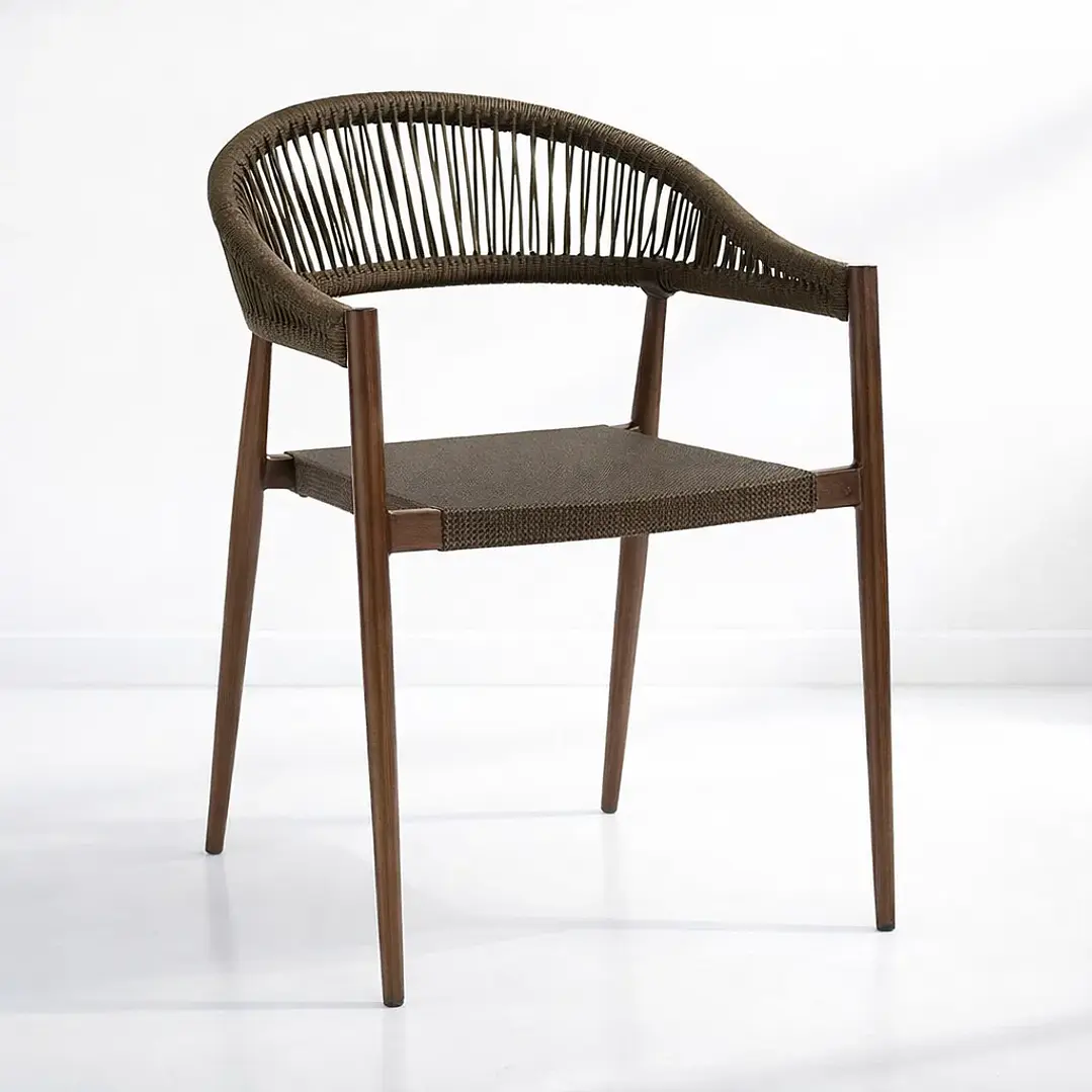 Silla de Terraza Douce - Aluminio y Rattan 1