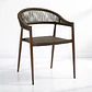 Silla de Terraza Douce - Aluminio y Rattan - Miniatura 1