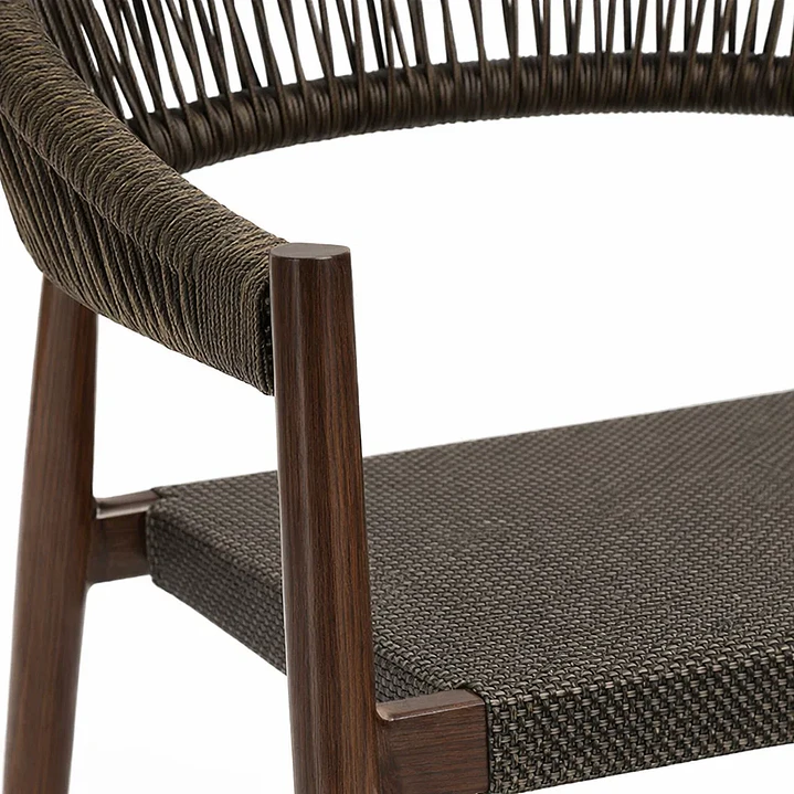Silla de Terraza Douce - Aluminio y Rattan 4