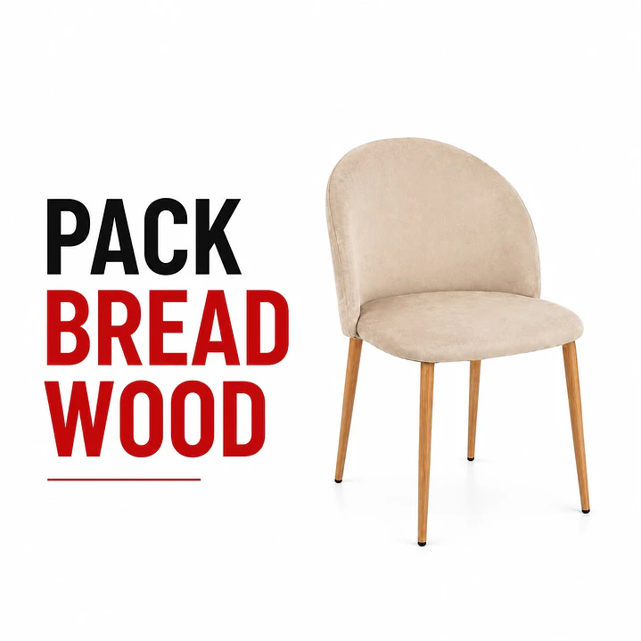 Pack de silla bread madera 1