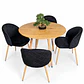 Comedor Budapest (Mesa extensible + Silla bread madera) - Miniatura 1