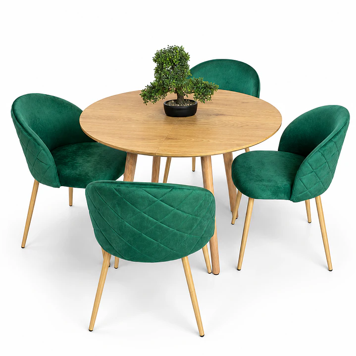 Comedor Budapest (Mesa extensible + Silla bread madera) 4