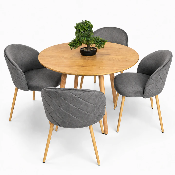 Comedor Budapest (Mesa extensible + Silla bread madera) 6