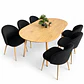 Comedor Budapest (Mesa extensible + Silla bread madera) - Miniatura 7