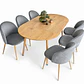Comedor Budapest (Mesa extensible + Silla bread madera) - Miniatura 8