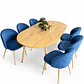 Comedor Budapest (Mesa extensible + Silla bread madera) - Miniatura 9