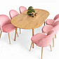 Comedor Budapest (Mesa extensible + Silla bread madera) - Miniatura 11