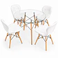 Comedor Italia (Mesa Redonda Vidrio + 4 Sillas Radar) - Miniatura 2