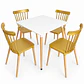Comedor Atalanta (Mesa Melamina cuadrada blanca + 4 Sillas Windsor) - Miniatura 6