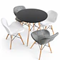 Comedor Everan (2 Sillas radar blancas + 2 Sillas radar a elección)  - Miniatura 1