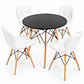Comedor Ucrania (Mesa Eames Negro + 4 Sillas Radar) - Miniatura 2