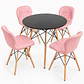 Comedor Ucrania (Mesa Eames Negro + 4 Sillas Radar) - Miniatura 4