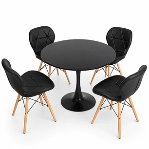 Comedor Surinam (MesaTulip + Sillas Radar)