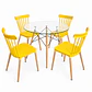 Comedor Heidi (Mesa redonda Vidrio + 4 Sillas Windsor)  - Miniatura 5