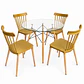 Comedor Heidi (Mesa redonda Vidrio + 4 Sillas Windsor)  - Miniatura 7