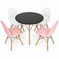 Comedor Burgos (Mesa Eames 80D Negra + 4 Sillas Buckle) - Miniatura 3