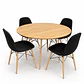 Comedor Hawaii (Mesa Maui + SIlla Scoop Wood) - Miniatura 2