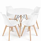 Comedor Guatemala (Mesa Eames redonda  + 4 Silla Oak) - Miniatura 3