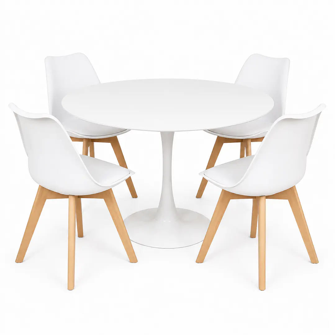Comedor Colombia (MesaTulip + Silla Oak) 1