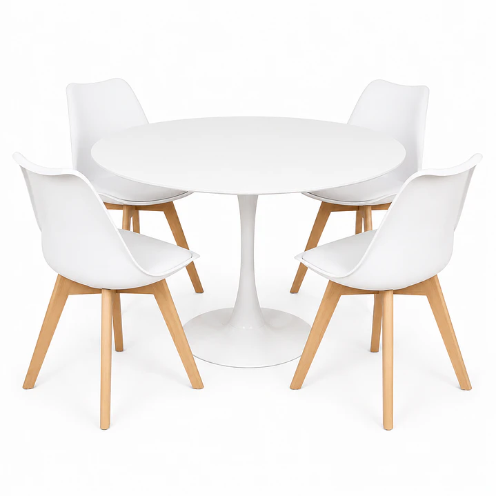 Comedor Colombia (MesaTulip + Silla Oak) 1