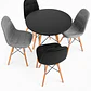 Comedor Riga (Mesa Eames Negra + 2 Sillas Buckle gris + 2 buckle a elección) - Miniatura 4