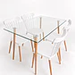 Comedor Madrid (Mesa vidrio 120x80 + silla windsor) - Miniatura 9