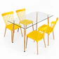 Comedor Madrid (Mesa vidrio 120x80 + silla windsor) - Miniatura 11
