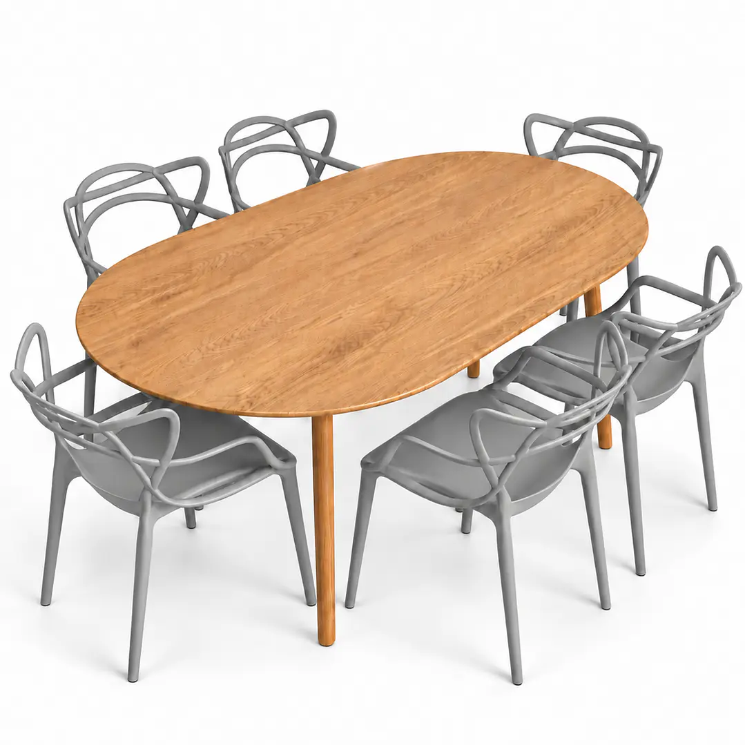 Comedor Serbia (Mesa extensible + Silla Master) 6