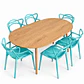 Comedor Serbia (Mesa extensible + Silla Master) - Miniatura 8