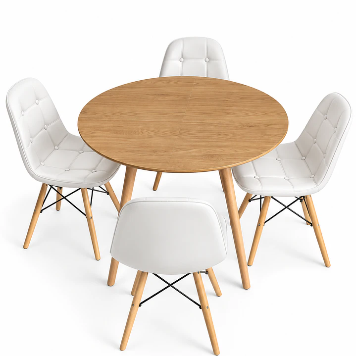 Comedor Tirana (Mesa Extensible + Sillas Buckle) 3