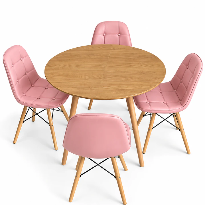Comedor Tirana (Mesa Extensible + Sillas Buckle) 4