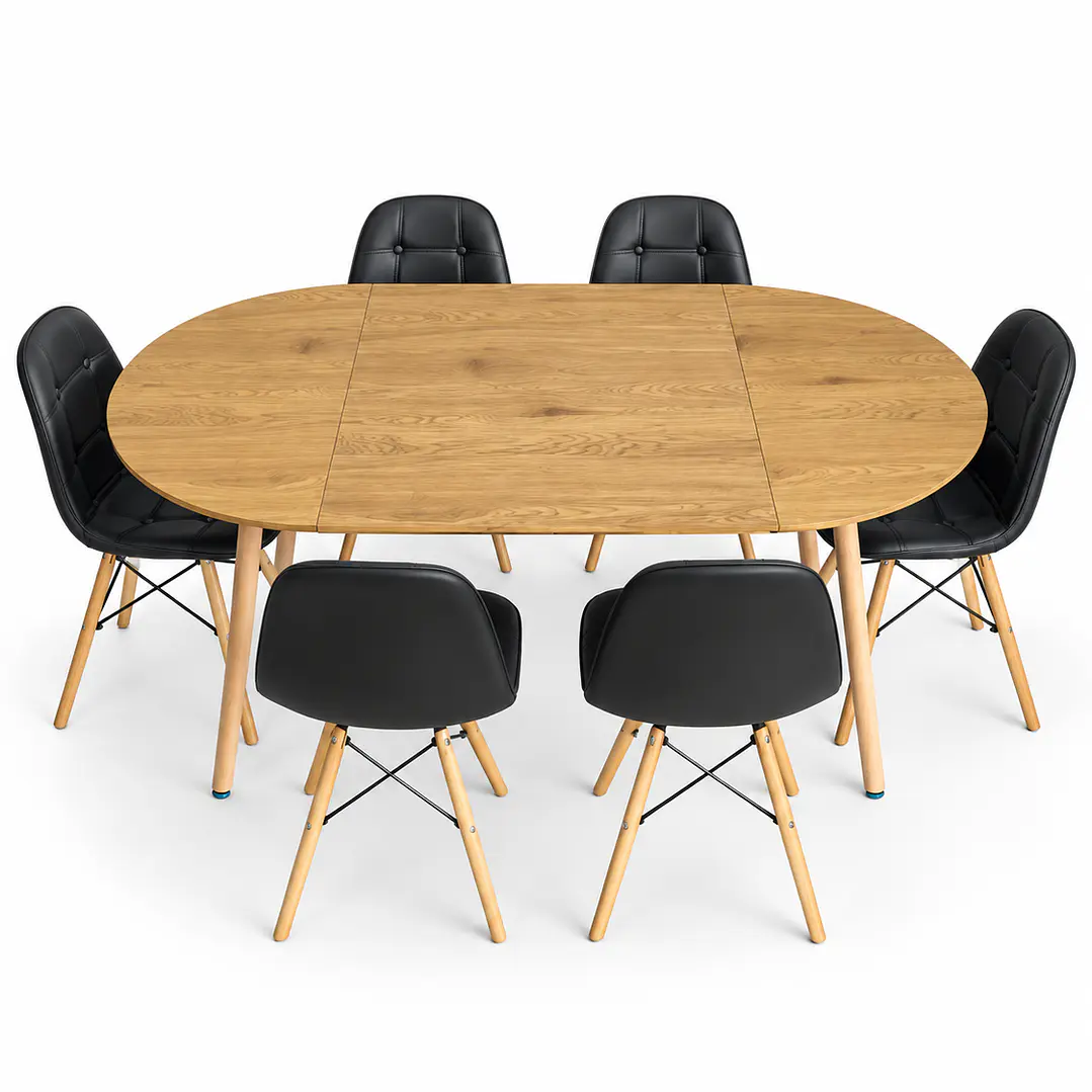 Comedor Tirana (Mesa Extensible + Sillas Buckle) 5