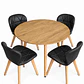 Comedor Nápoles (Mesa Extensible Wood + Silla Velvet Radar) - Miniatura 2