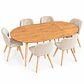 Comedor Nápoles (Mesa Extensible Wood + Silla Velvet Radar) - Miniatura 10