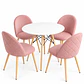 Comedor Asmara (Mesa redodna Eames blanca + Silla Bread) - Miniatura 4