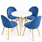 Comedor Asmara (Mesa redodna Eames blanca + Silla Bread) - Miniatura 6