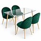 Comedor Canberra (Mesa rec Vidrio 120x80 + Silla bread) - Miniatura 2