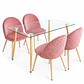 Comedor Canberra (Mesa rec Vidrio 120x80 + Silla bread) - Miniatura 6