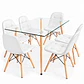 Comedor Barcelona (Mesa de Vidrio 120x80 + Sillas buckle) - Miniatura 8