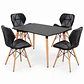 Comedor Nicaragua (Mesa Rectangular + Sillas Radar) - Miniatura 1