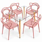 Comedor Kenia (Mesa de vidrio 120x80 + Silla master) - Miniatura 6