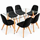 Comedor Vietnam (Mesa vidrio 120x80 + Sillas buckle velvet) - Miniatura 6